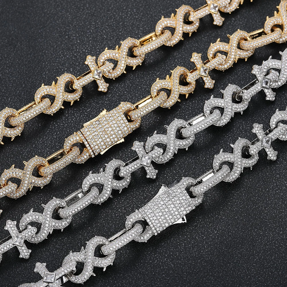 アクセサリー S925 Miami cuba bracelet micro pave Amazon.com: Iced Out 15mm Miami Cuban Link Bracelet for Men