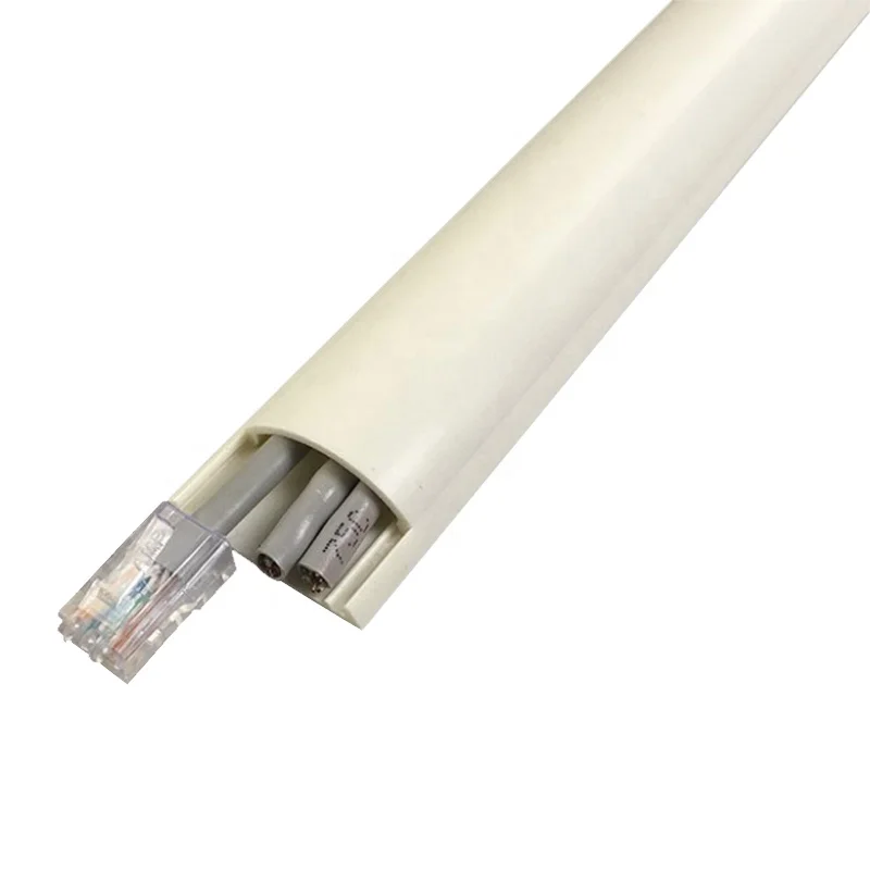 Factory High-quality Customized Curved PVC Trunk Cable Invisible Anti-stepping Semicircular Trunking
