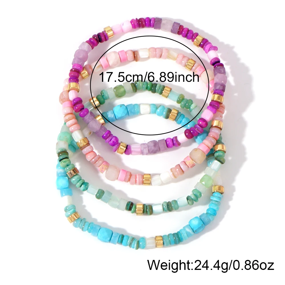 Go2boho Natural Amazonite Stretch Chain Gorgeous Freshwater Pearls Beaded Women Design Gemstone Fashion Jewelry for Summer Party