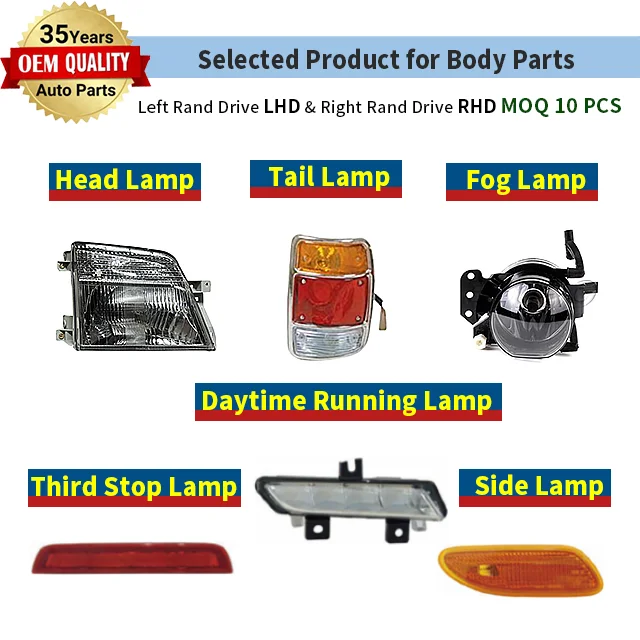 Jmen for NISSAN MICRA MARCH K13  HeadLamp HeadLight Led Bulb Head Light Lamp Car Taiwan Auto Body Spare Parts
