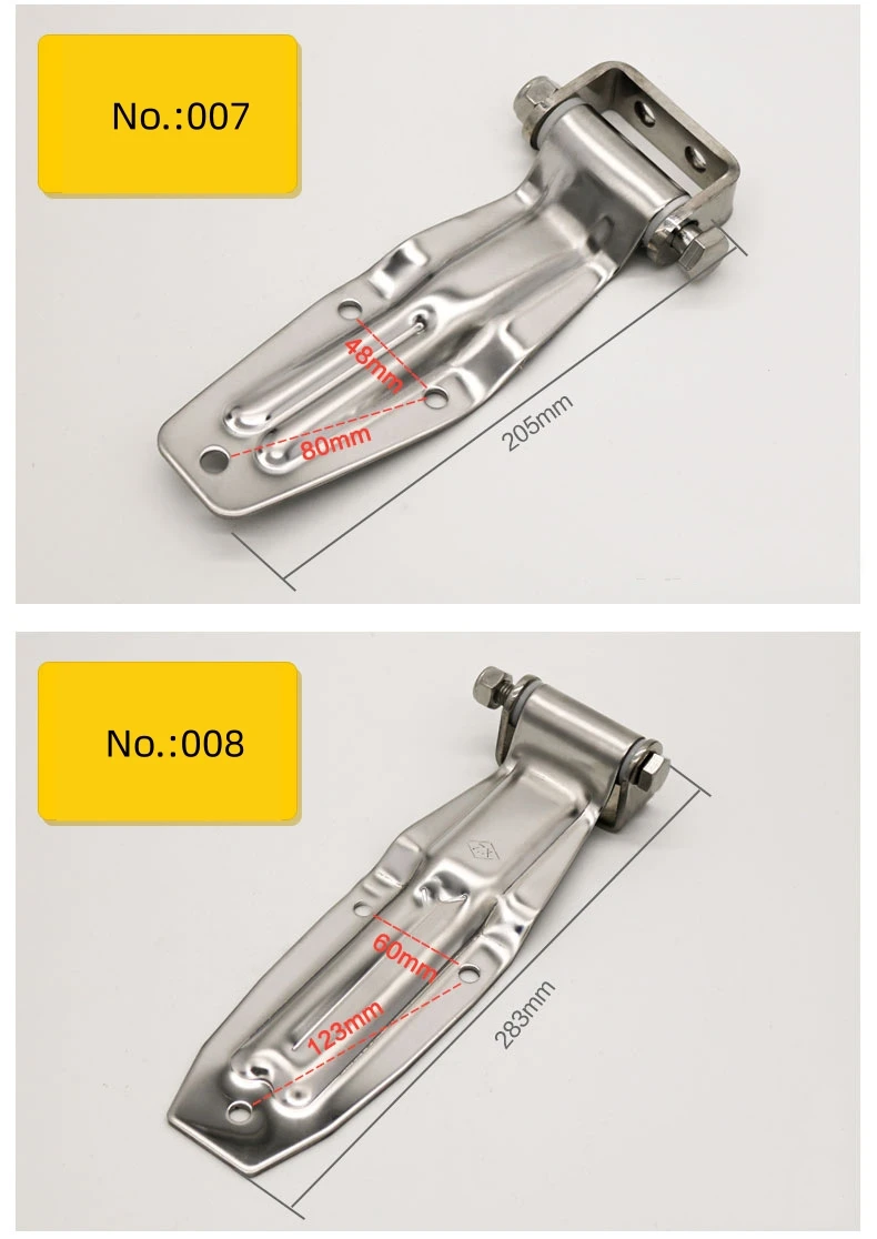 304 Stainless Steel Refrigerated Truck Door Hinge Van Truck Trailer