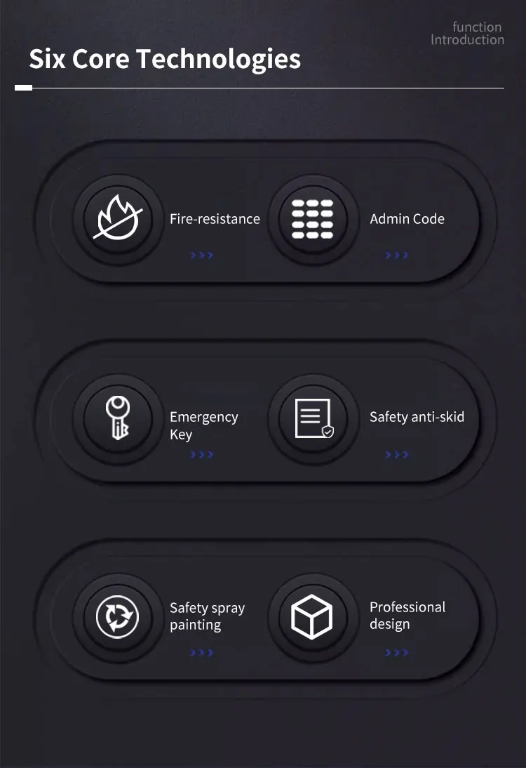 CEQSAFE Bank Deposit Secure Home Office Fire Box Digital Safe Cabinet Document Fireproof Safe Boxes manufacture