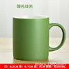 Matte Green Milk Cup