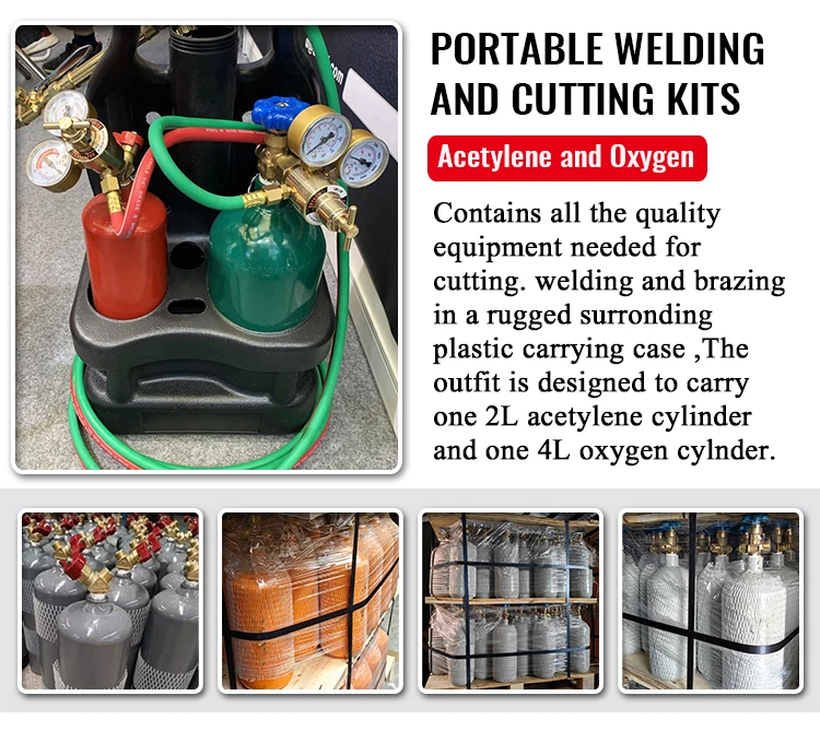 Welding and Cutting Kit - Portable Oxygen Acetylene Torch