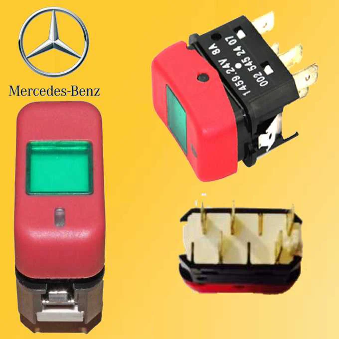 FOR Mercedes-Benz Truck Switch  Hazard Light switch  0055459224 0075453824 3865457024 0025452407