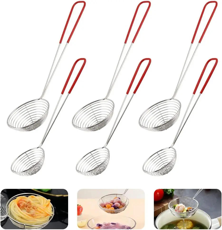 Stainless Steel Boba Pearl Draining Scoop Tapioca Skimmer Slotted Spoon ...