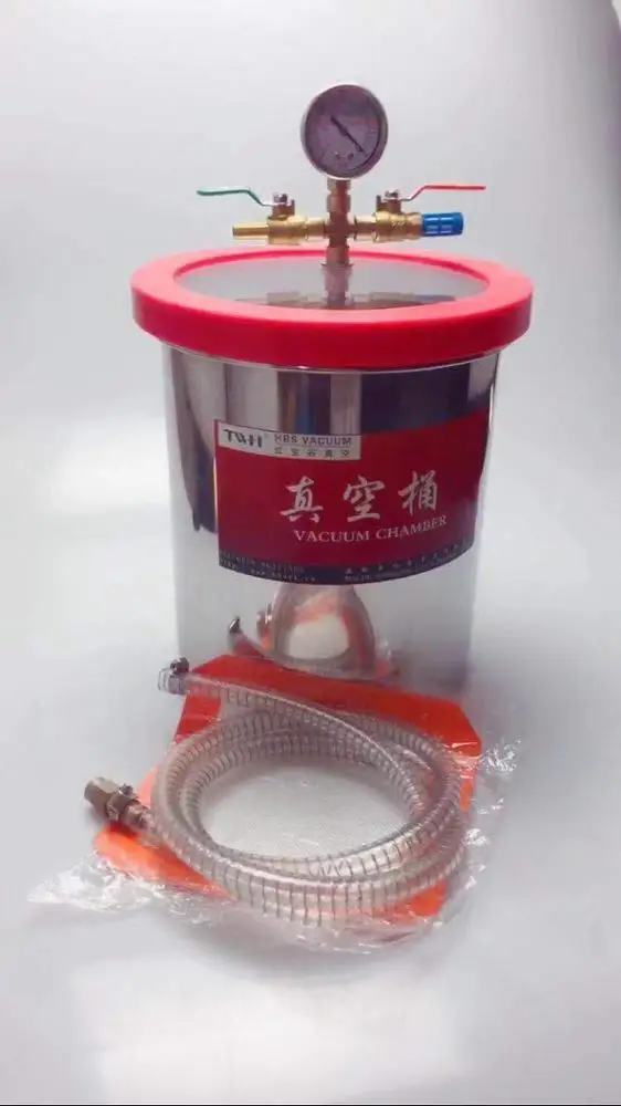 Вакуумная камера из нержавеющей стали объемом 3 галлона для извлечения или дегазации