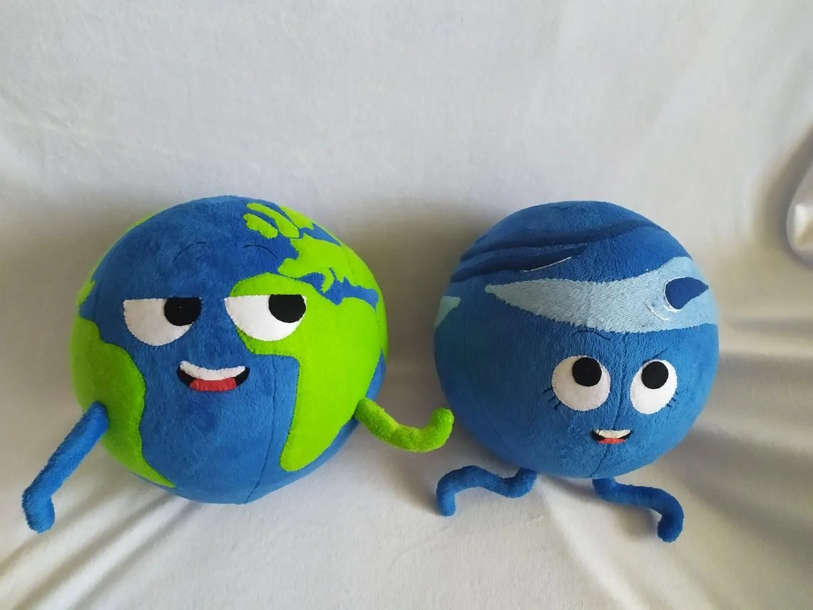 Custom Plush Simulation Earth Toy Character Planets of Solar System Pillow