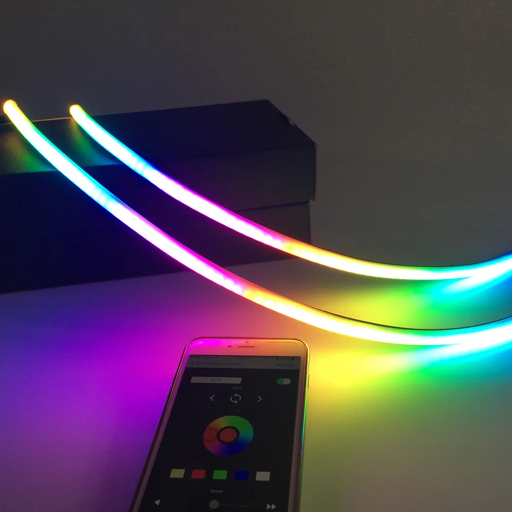 OEM  Sequential Led Turn signal Strip Car Light Led Switchback Strips 30cm 60cm 90cm Can Custom Size