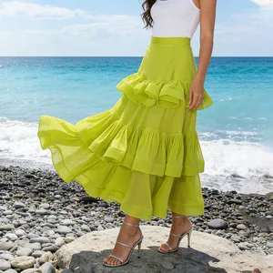 Bettergirl 2026 spring new high-end splicing fashionable slimming versatile half skirt