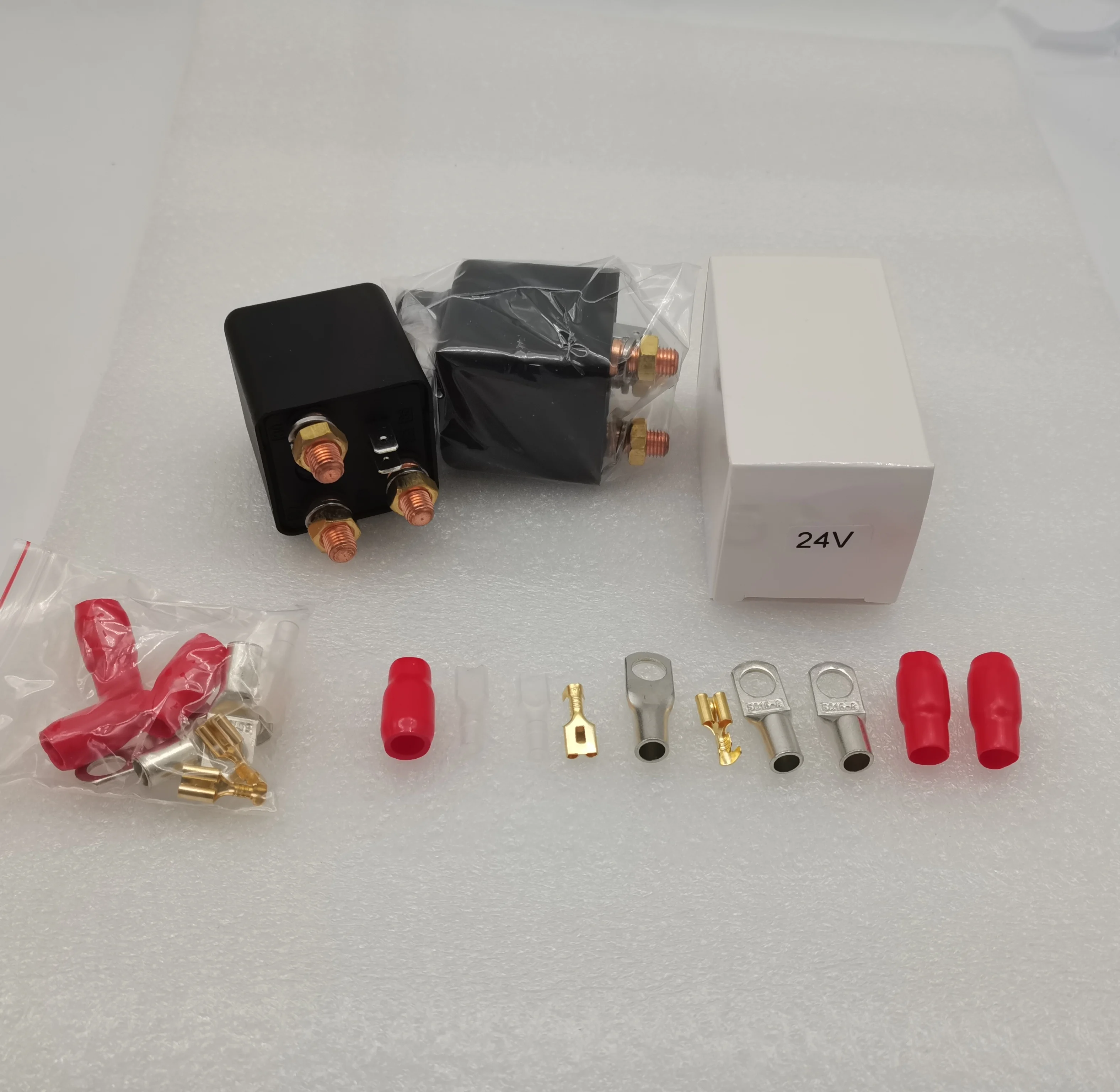 Автомобильное реле 24 в 250 А 5-контактное реле стартера для тяжелых условий эксплуатации разделенный переключатель реле заряда-5 терминал 24