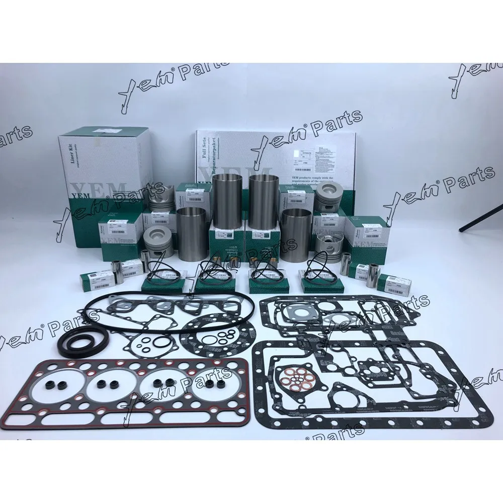 V1902 Overhaul Kit With Gasket Set for Kubota Engine Overhaul Kit 5