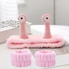 13#Pink snail hair band 2 wrist strap flat car seam
