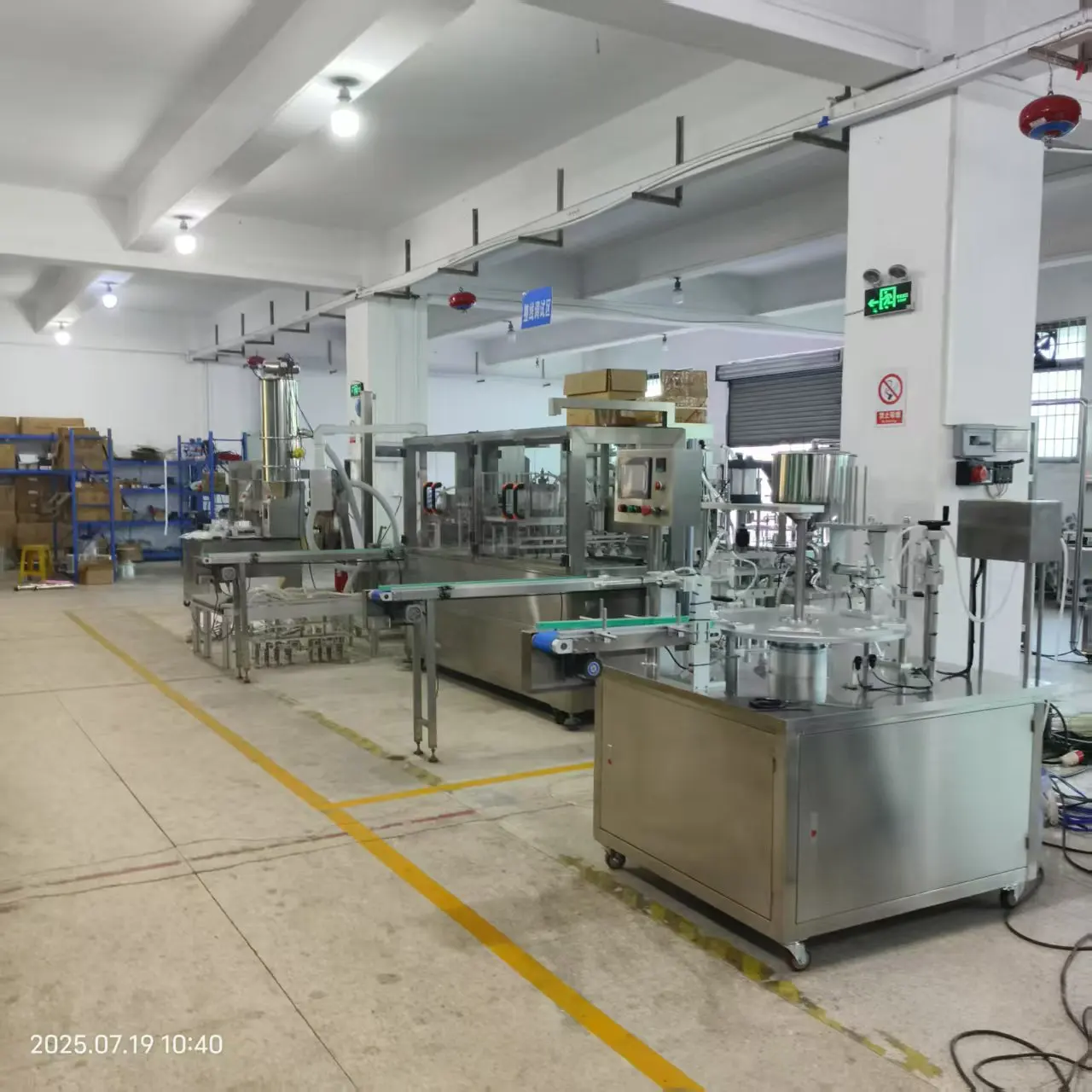 Full Automatic Plastic Shot Glass Cup Filling Sealing Machine