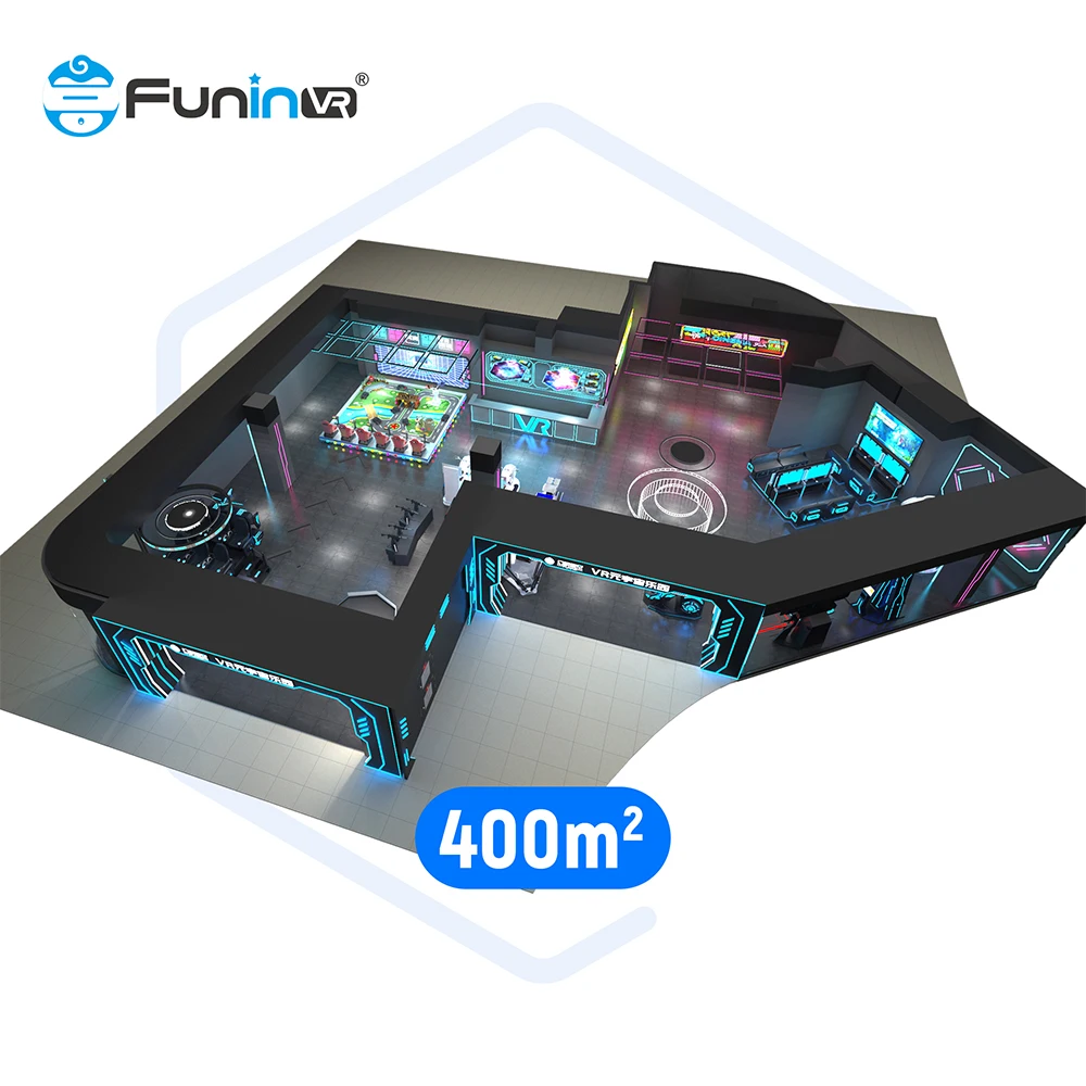 Funin VR 3D Virtual Reality Headset Inflatable Carnival Games Used Amusement Park Rides Vr Pod