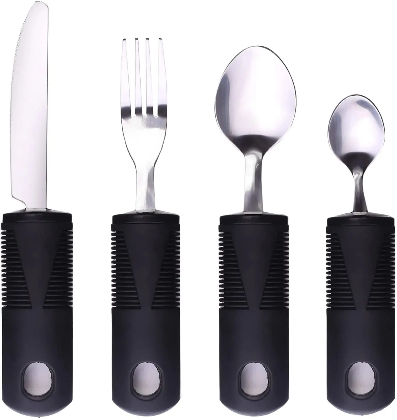 Vive Adaptive Utensil Set Arthritis Aid Silverware