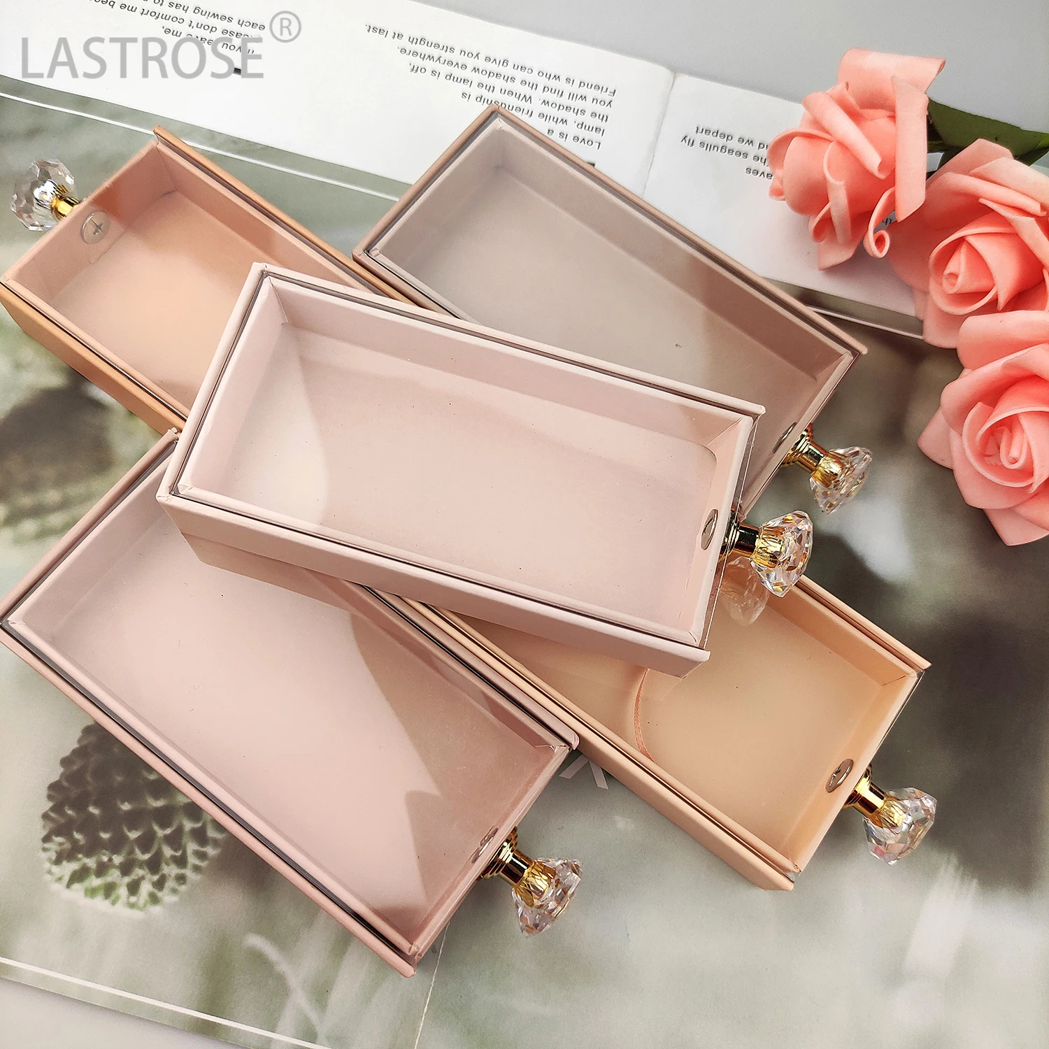 Eye Lashes Box Empty Unique Eye Lash Packaging With Custom Logo Luxury