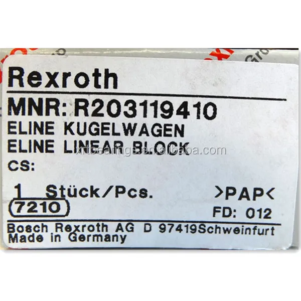 Rexroth R203119410 Eline Kugelwagen/ Linear Block unused/OVP 