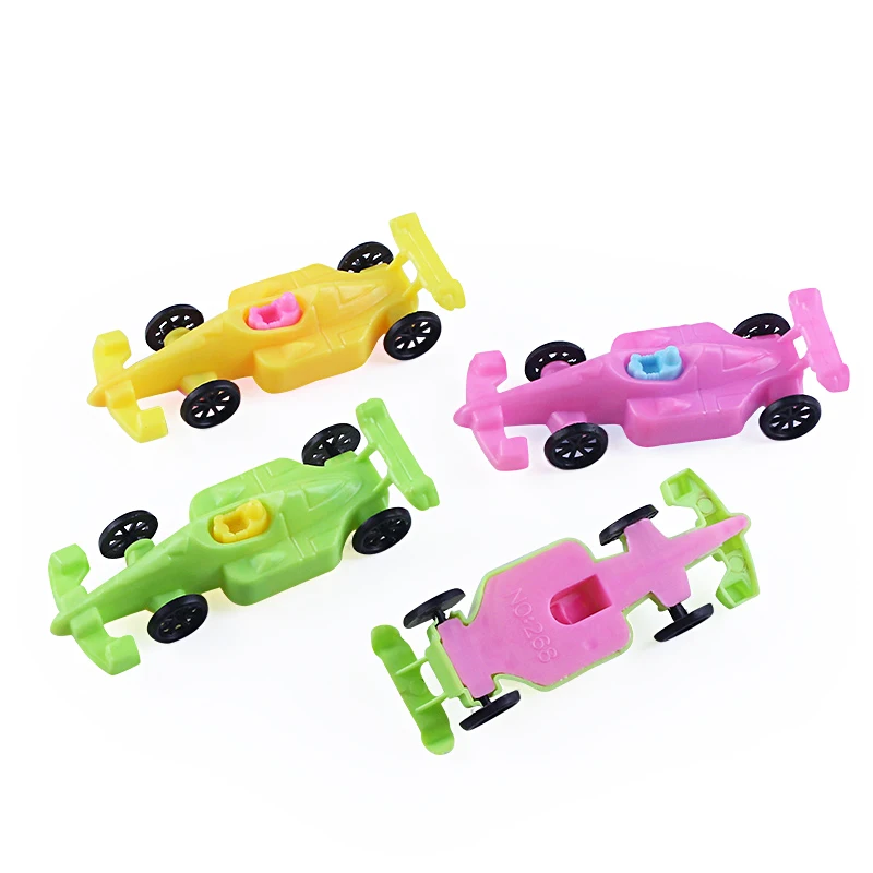 Small Candy Color Racing Car Toys Capsule Plastic Mini Toy Cars For 
