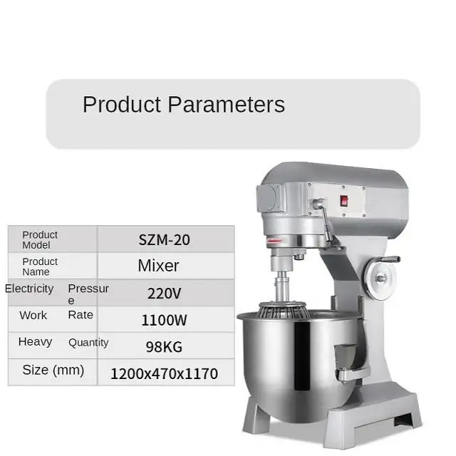 Commercial Dough Mixer Bakery Bread 110v 220v Flour Dough Mixer Spiral