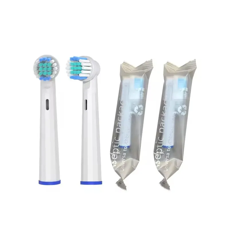 Factory Customize Bristle Color Package Oral Brush B Rounded Replacement Toothbrush Head Recyclable Electric Toothbrush Heads