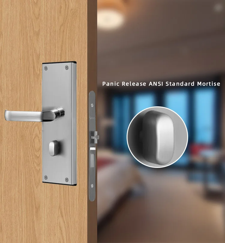 Orbita American Latch Deadbolt Waterproof Rfid Hotel Swipe Smart Chip
