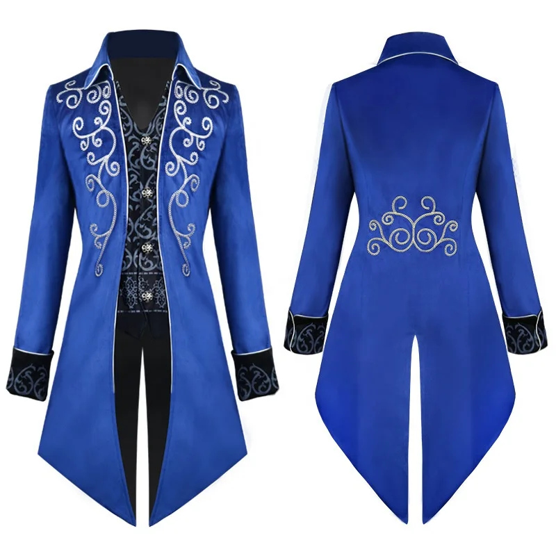 Manteau Steampunk Gothique Enfant Halloween Cosplay Vintage Veste Médiévale Pirate Cosplay Carnaval Garçons 6f26