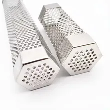 Produce multiple styles 304 316 stainless steel wire mesh filters Cylinder Perforated filter tube mesh filter