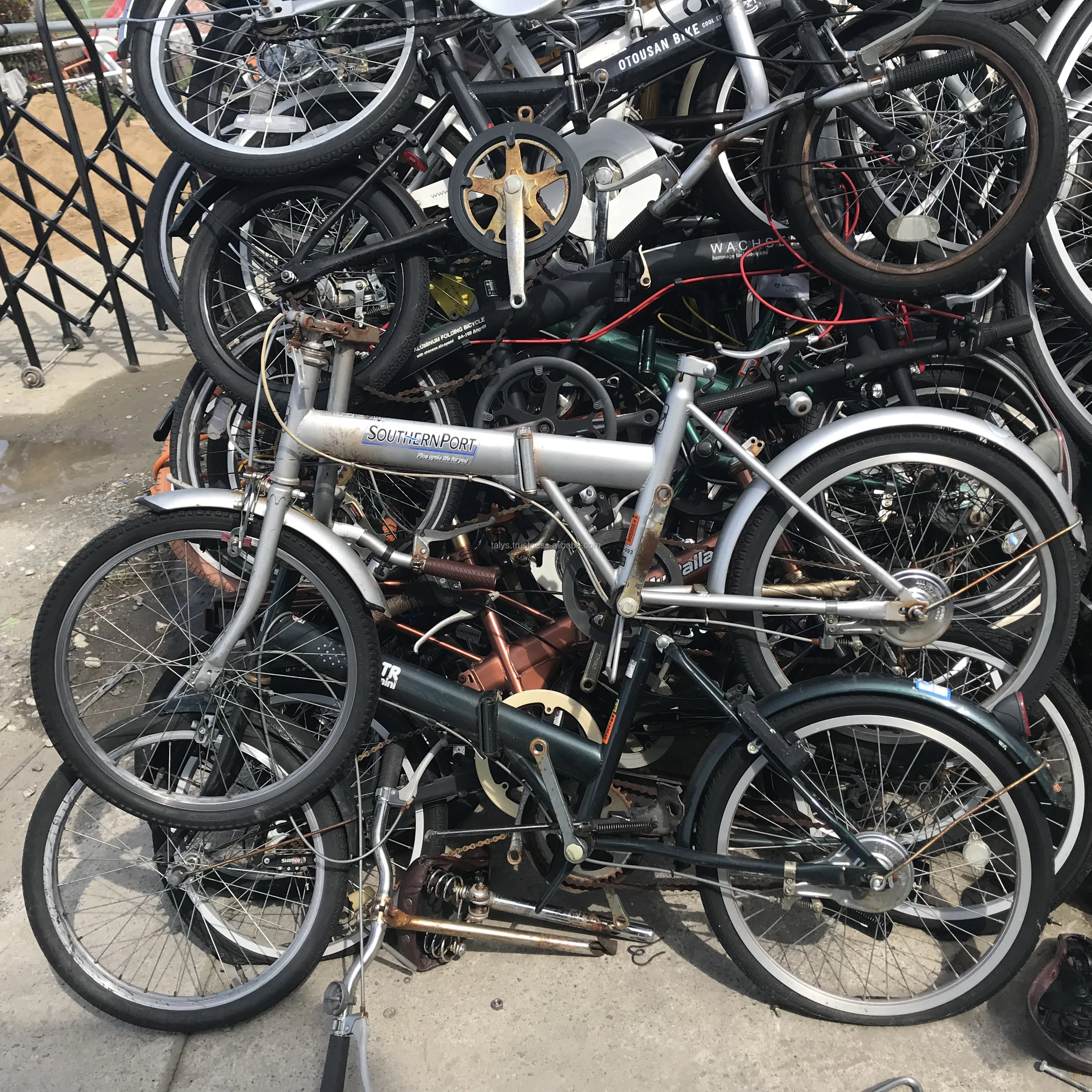 SecondHand Bicycle Japanese Used Bicycle Mountain Bike Ladies Curve Frame  Straight Bicycle Folding Kids Mini Cycle Cheap Price