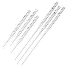 Lab Borosilicate Glass Pipettes Glass Pasteur Pipette 230mm 150mm with Cotton