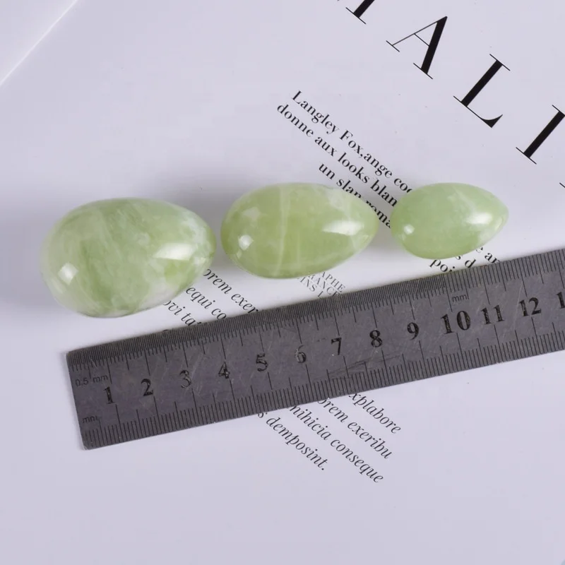 3個ジェイダイトジェイドエッグヨニ天然ジェイドヨニエッグ女性用卸売