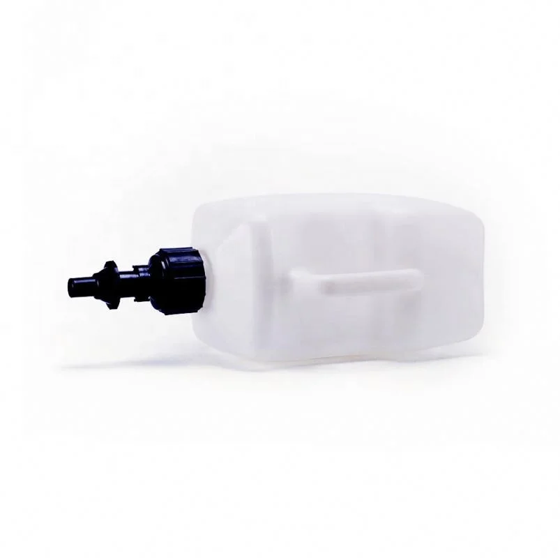 Motorcycle Tools 20 Liter Portable Plastic Rapid Fuel Jug Fast Jerry Fuel Storage Can in White With Black Cap