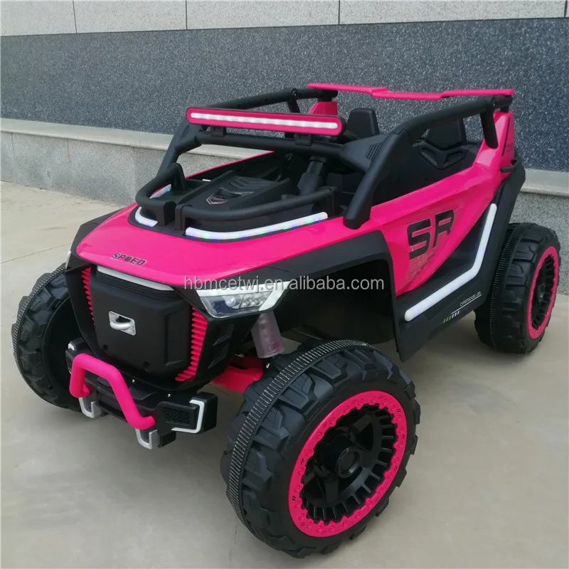 2-12 Years Old Two Seat 12V Big Battery Outdoor Cross-country Driving  Electric Car Four-wheel Drive Electric Car