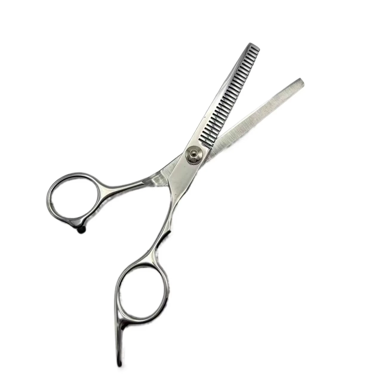 Professional V-Shape Teeth Hair Cutting Scissors Set New Type Beauty Barber Scissors Industrial Grade Stainless Steel Serrated