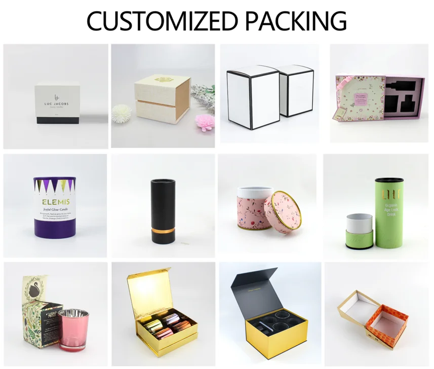 Wholesale Heat Resistant Clear Colored Libbey StatusStorage Canister  Glass Jars Candle Glass Jar Empty for Candle Making