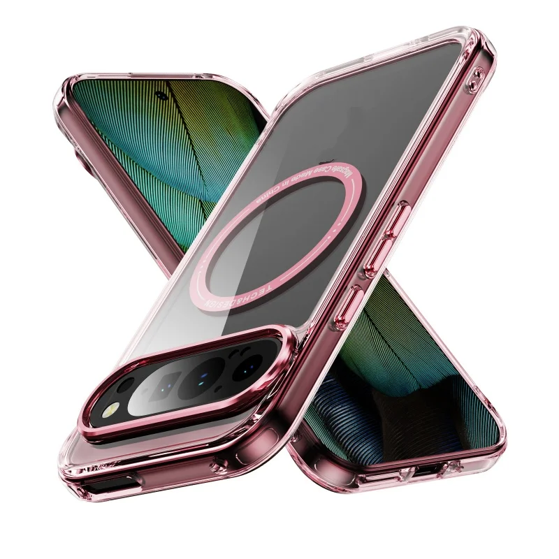 product oem manufacturer customized premium tpupc with magnetic mobile phone case for google pixel 10 pro xl  pixel 9a hard back cover-9