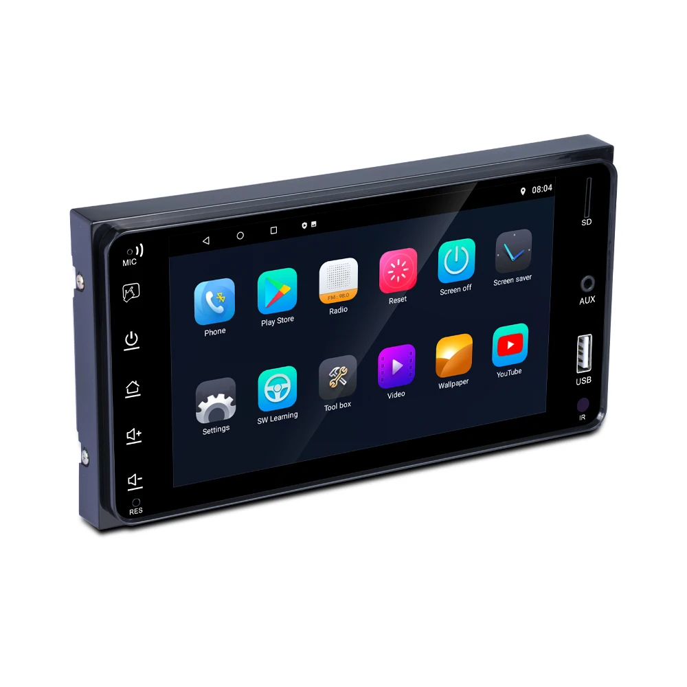 Android Car Radio for Toyota Corolla Universal 7 Inch 200*100mm Touch Screen Carplay Android Auto Car Stereo