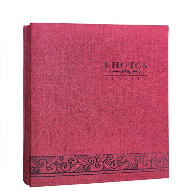 Linen Photo Album Fabric Linen Cover Luxury Self Adhesive Photo Album Book Wholesale Buy