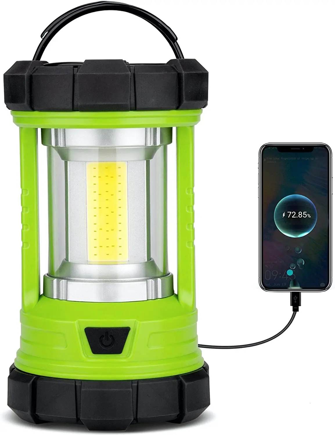 3000LM 5 Light Modes Portable Waterproof Rechargeable LED Camping Lantern Light Impact-Resistant Emergency Flashlight Lantern