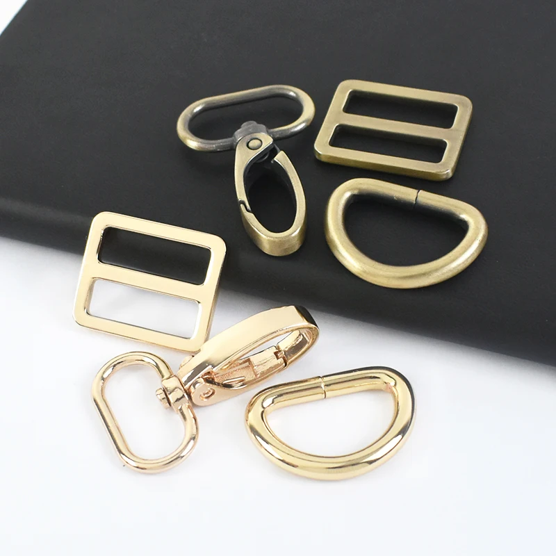 Deepeel Hd065 Bag Hardware Accessories Rainbow Clasp D Ring For bing Slide Buckle Handbag