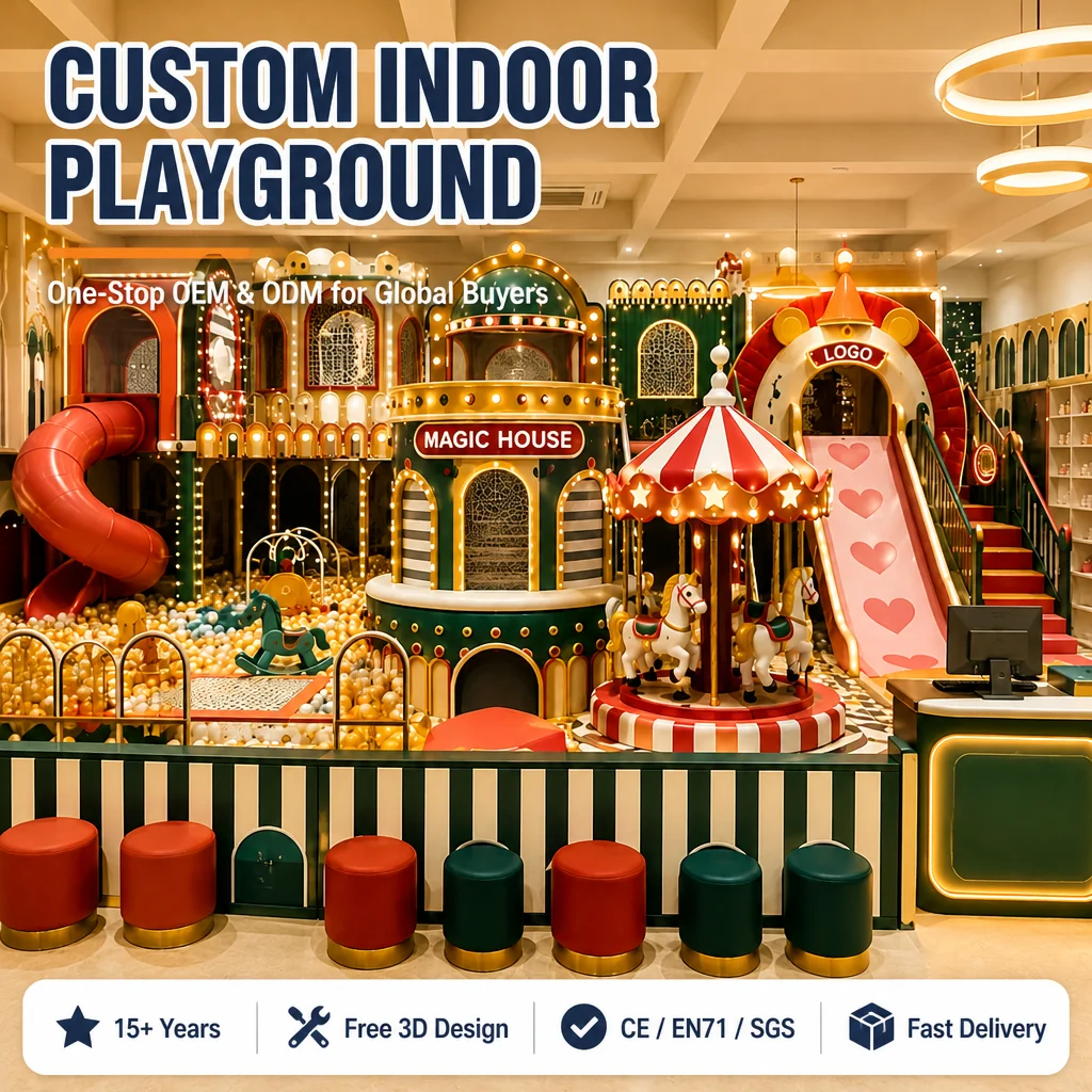Commercial Kids Naughty Castle Indoor Soft Play Equipment CE Certified Ball Pool Slide Climbing Wall for Entertainment Center
