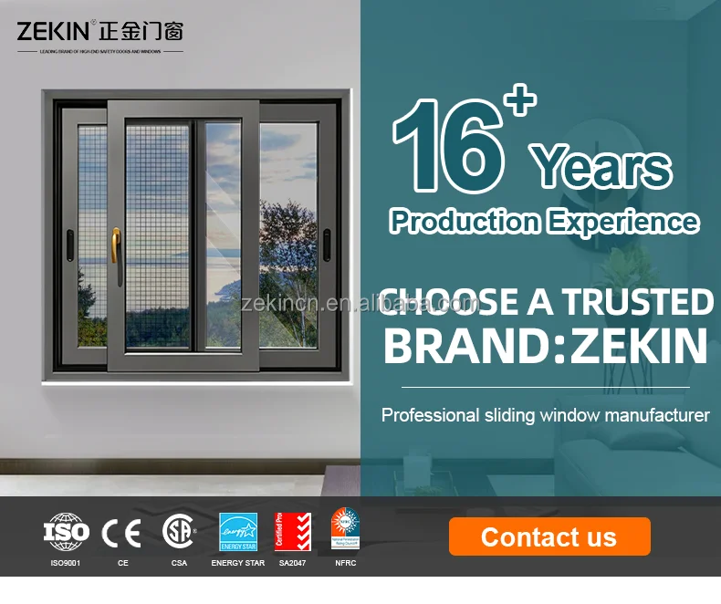 Customized Aluminum Window Frame Aluminum NFRC AS2047 Certification ...