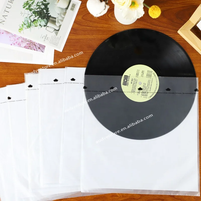 Aanti Static 3 Layer PE Record Sleeves Insert Turntable Player  Style Vinyl Record Inner Sleeves Hot Sale Vinyl Record Sleeves