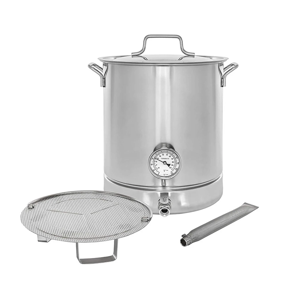 IT-BB40L Stainless Steel Kettle with Lid Thermometer, 40L/10G, ODM