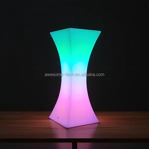 Manufacturers Sales Wholesale 16 Color-Changing LED Glowing Dining Table  for Home  Restaurant or Living Room