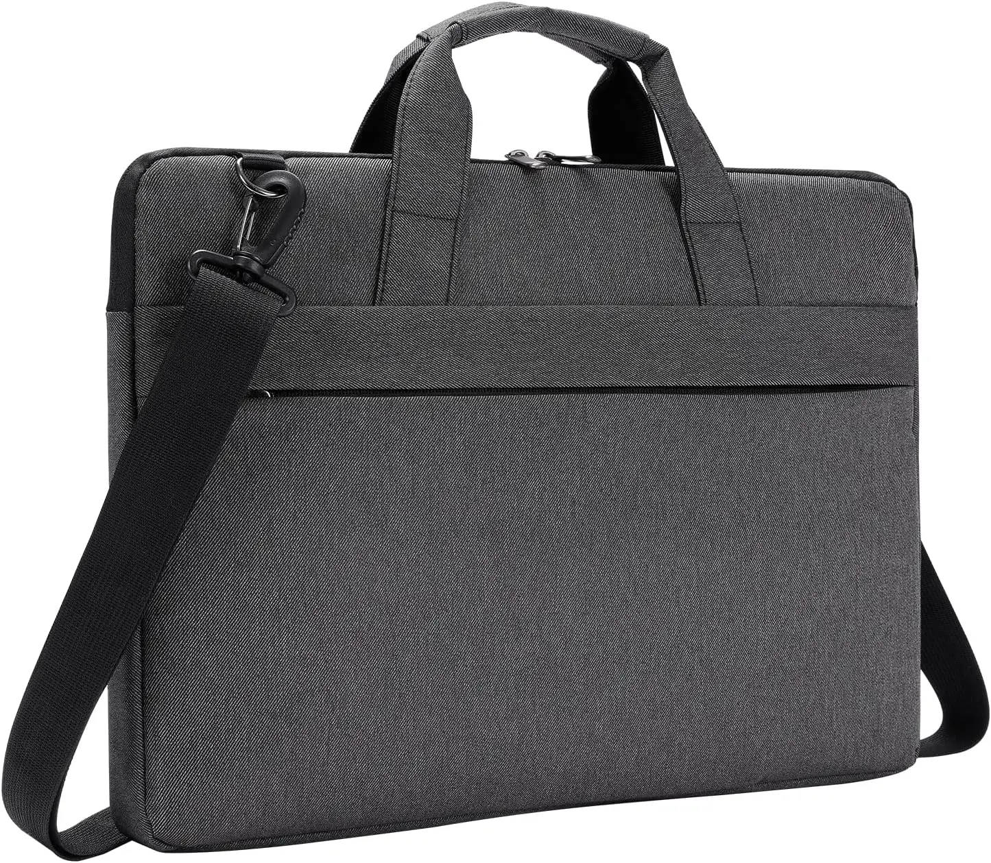 Bolso portátil 17 17.3 pulgadas Cuerpo de bolso de ordenador resistente al agua portátil portátil de la caja de transporte de hombros para el trabajo de negocios