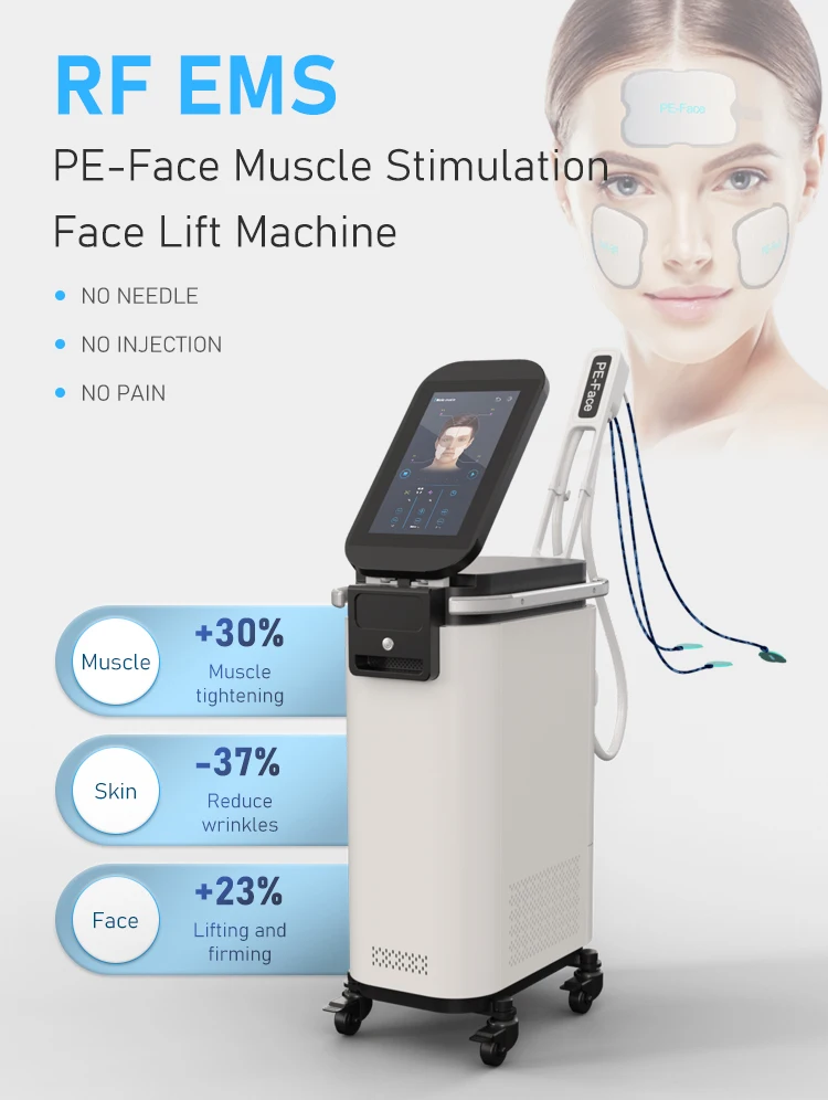 New Arrival Peface Em Pe Rf Face Lifting Ems Facial Skin Tightening