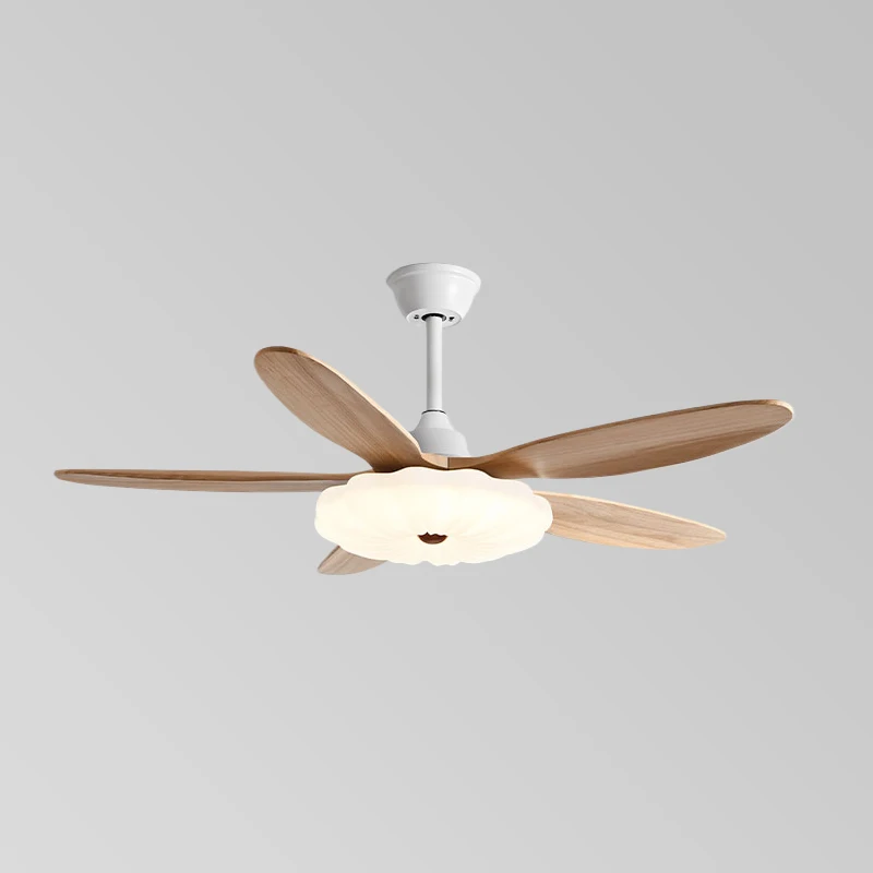 Grootwinkel BLDC Plafondventilator Lamp Ventilador DE Techo LED Dimbaar 3 ABS-bladen Moderne plafondventilator met licht en afstandsbediening