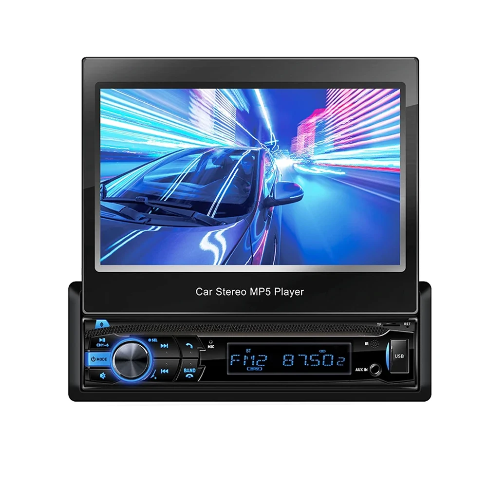 Rimoody 7 Inch Flip Out Touch Screen MP5 Stereo – 1 DIN, Bluetooth, Mirror Link, WiFi - View #2