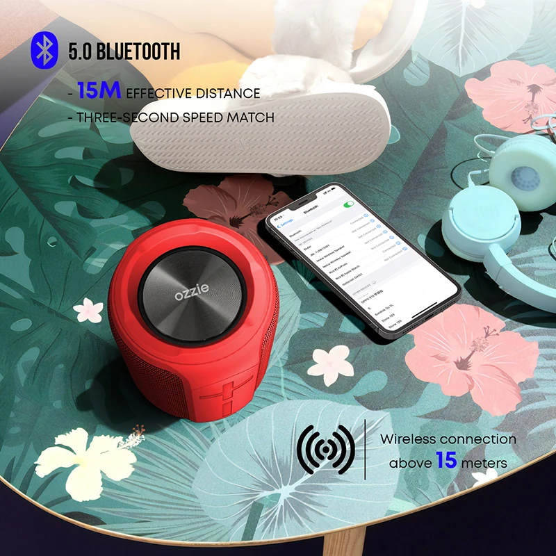 NEW for Outdoor Indoor Speaker bluetooth Subwoofer Portable Wireless Waterproof RGB LED Speaker